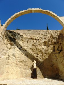 Arch made of stone at Alicante